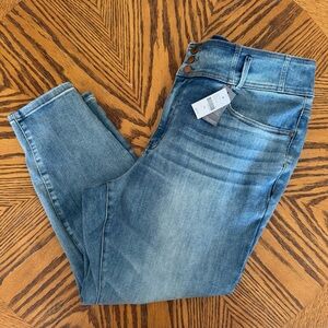 Lane Bryant New with tags Women's Skinny Jeans - Blue stretch 24 short